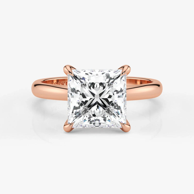 Princess-cut-lab-grown-diamond-engagement-ring-in-18K-rose-gold-by-Assel-&-Co