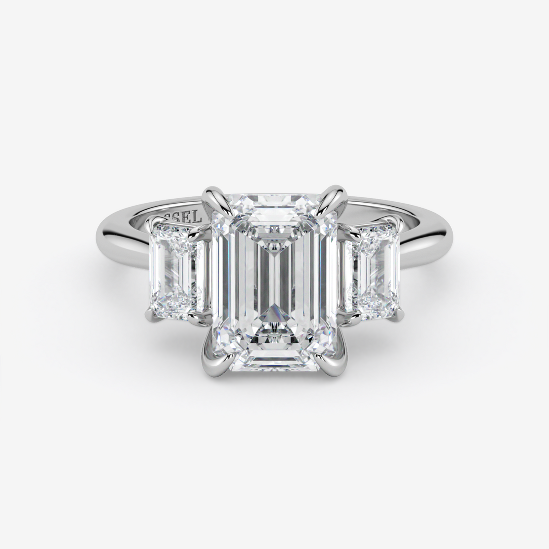 Classic Engagement Ring - Three-Stone Style