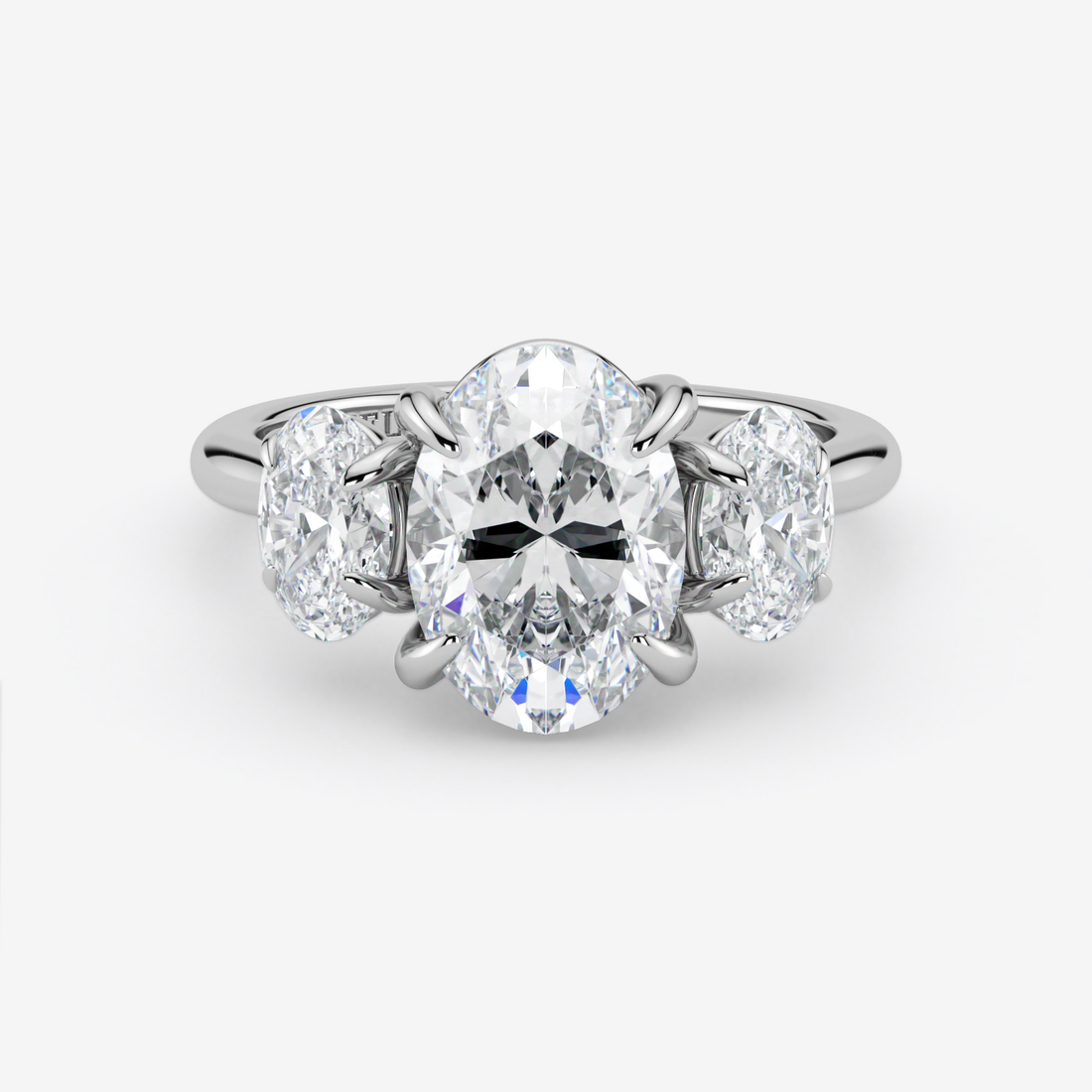 Classic Engagement Ring - Three-Stone Style