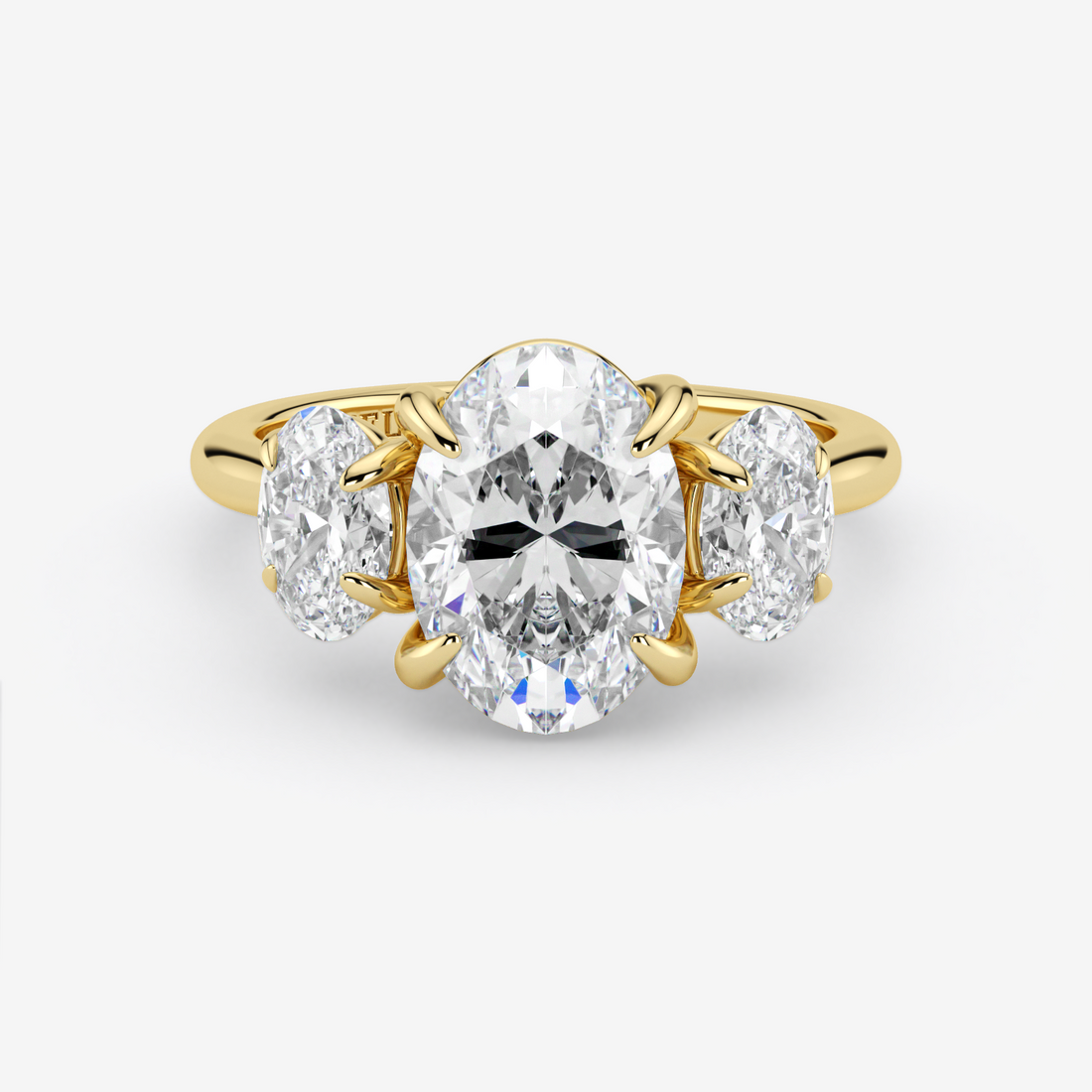 Classic Engagement Ring - Three-Stone Style