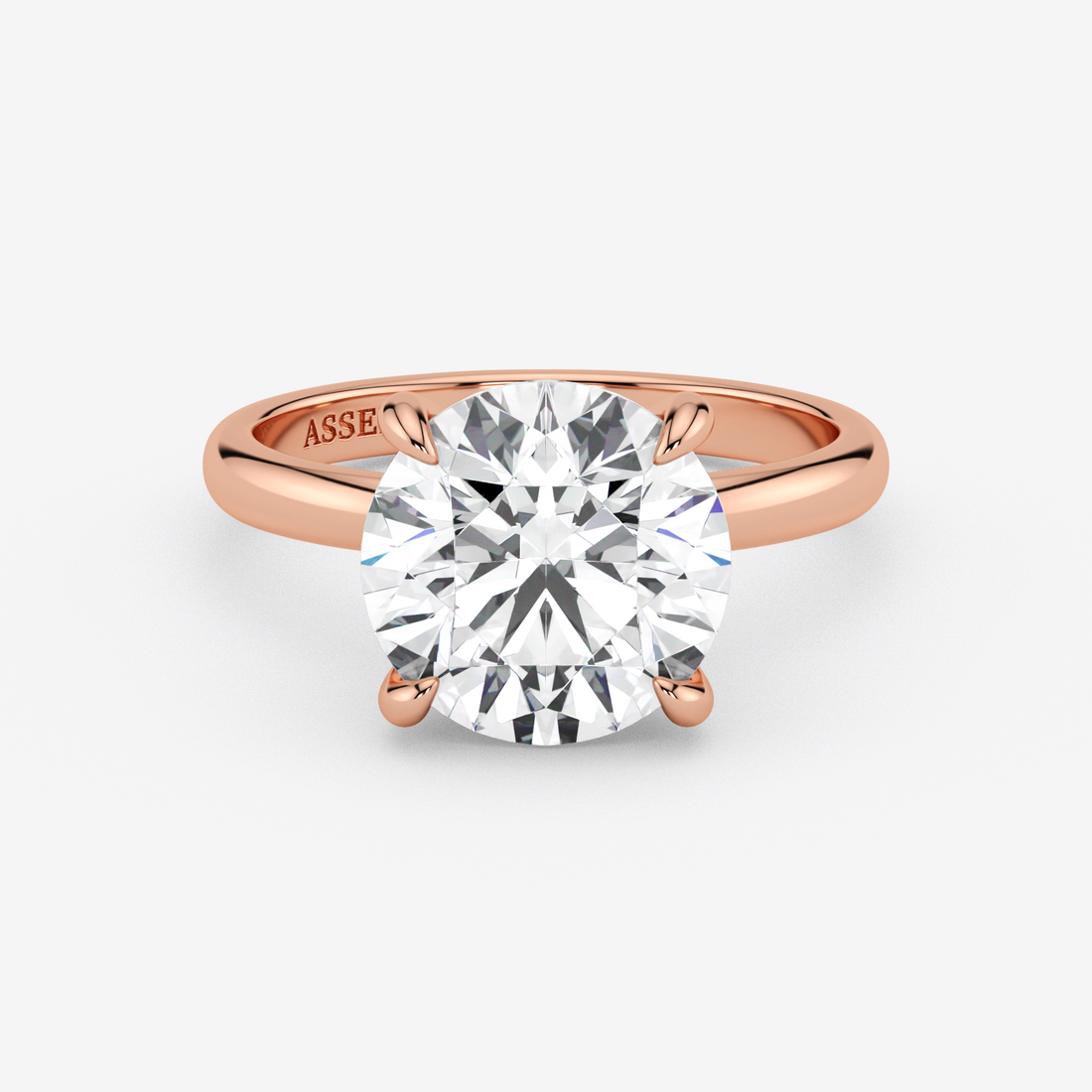 Classic Engagement Ring - Hidden Halo Style