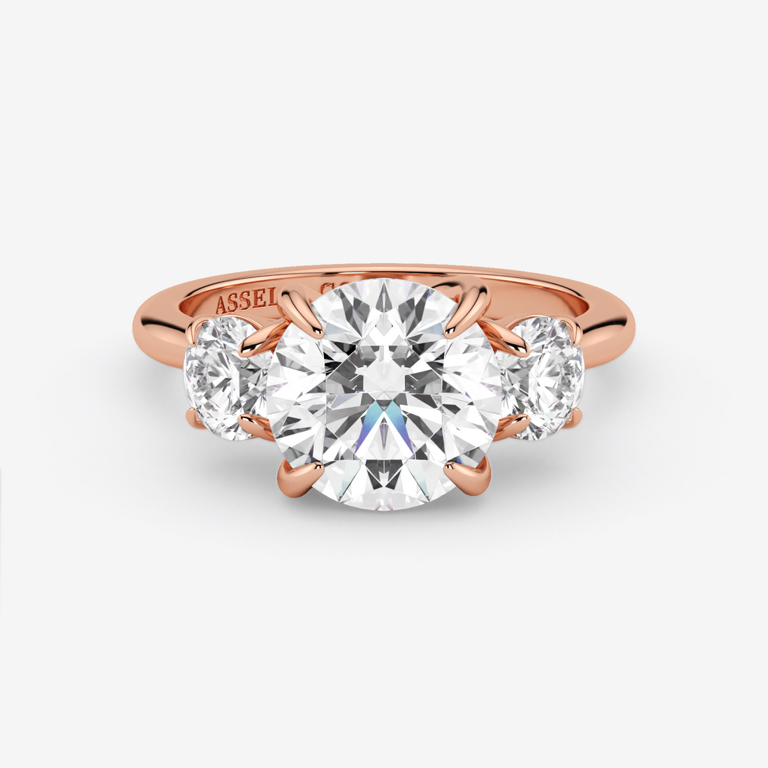 Classic Engagement Ring - Three-Stone Style