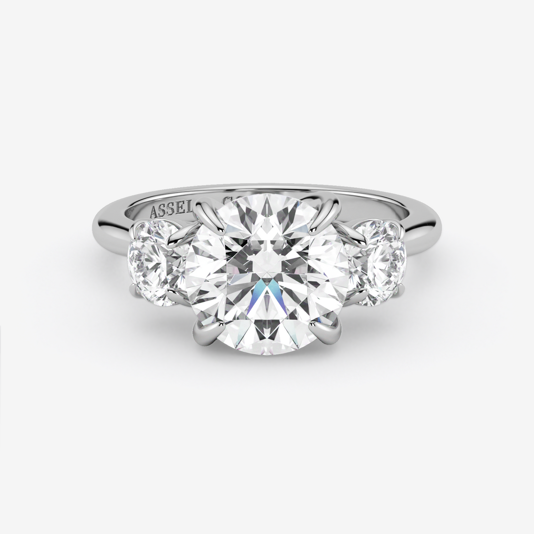 Classic Engagement Ring - Three-Stone Style