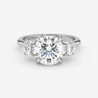 Diamond ring with 'Assael' branding on a white background