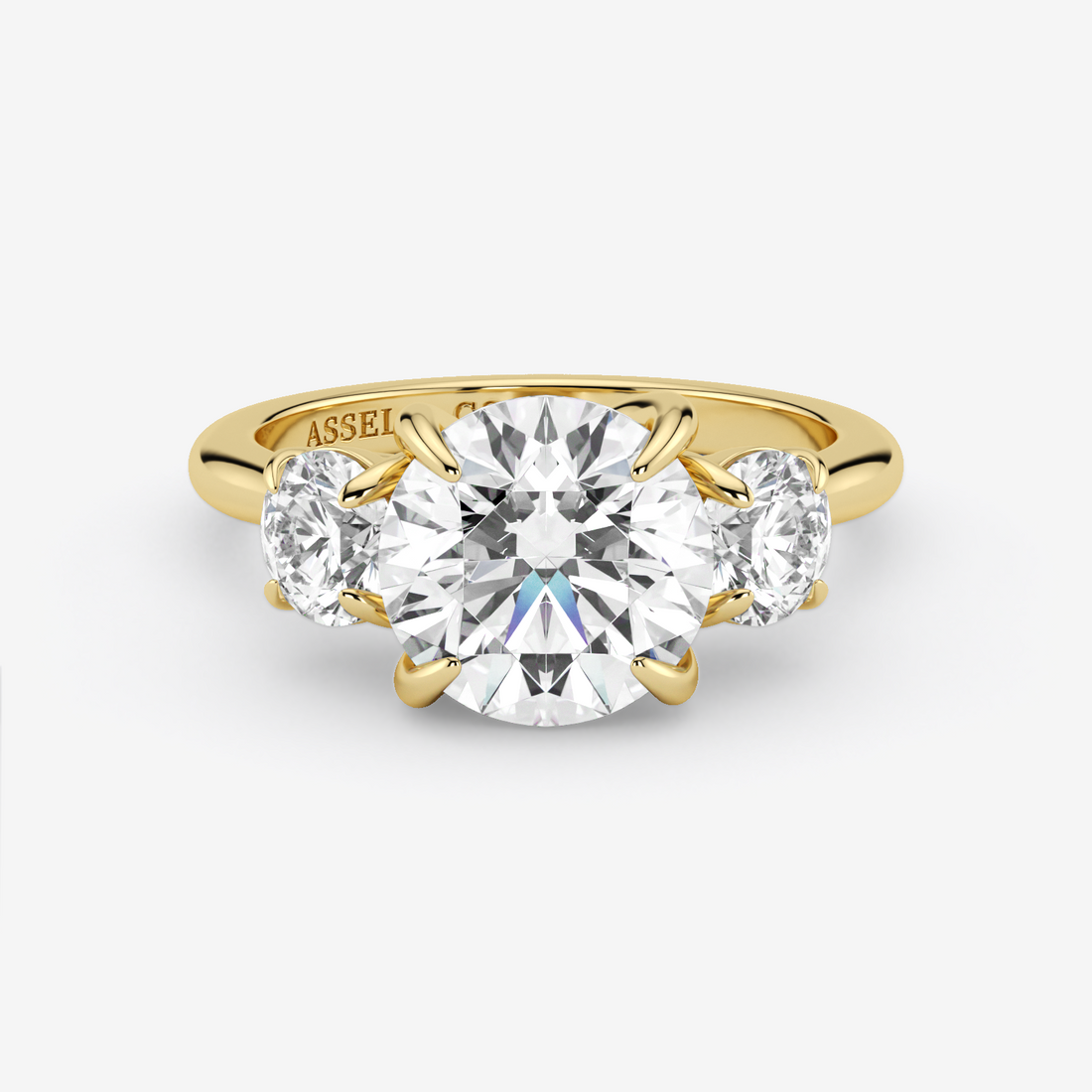 Classic Engagement Ring - Three-Stone Style