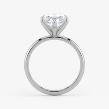 Marquise Cut Lab Grown Diamond Engagement Ring in Platinum - Solitaire Style