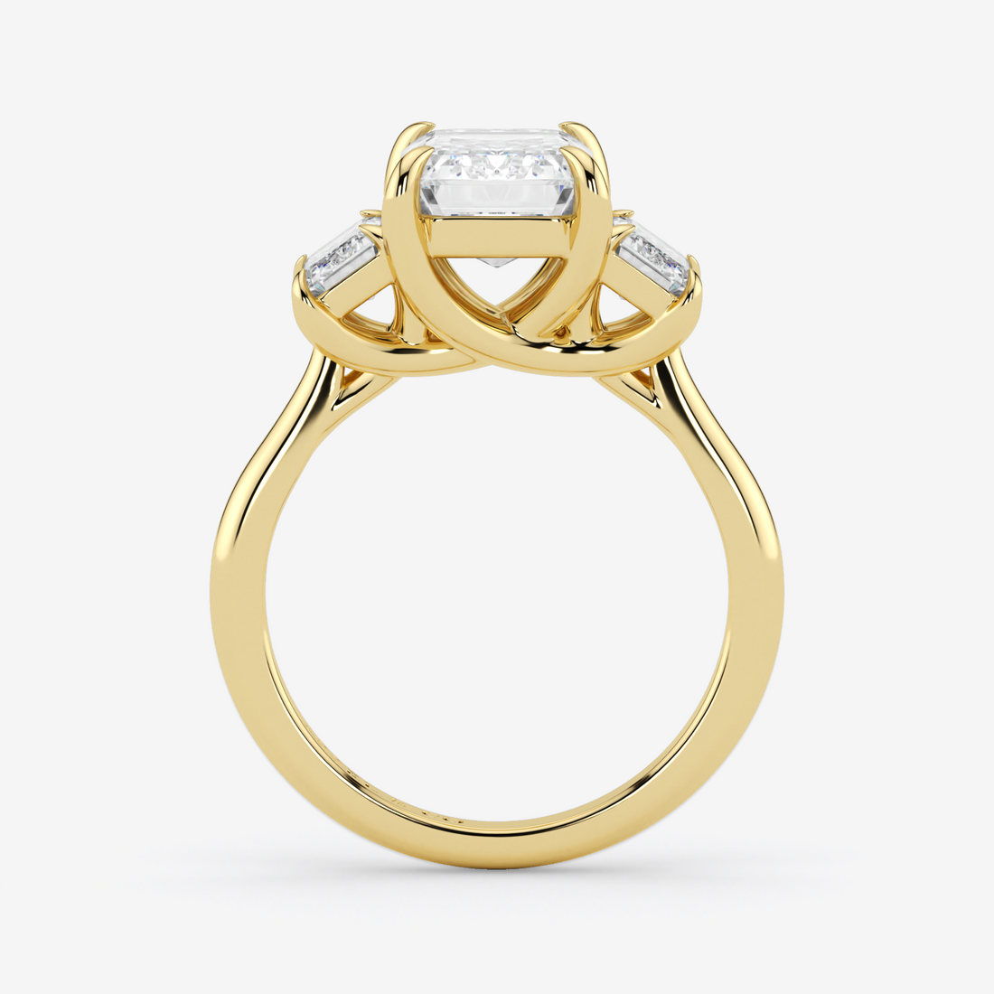 Classic Engagement Ring - Three-Stone Style