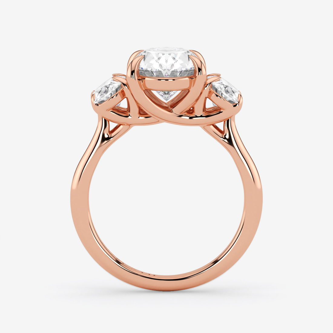 Classic Engagement Ring - Three-Stone Style