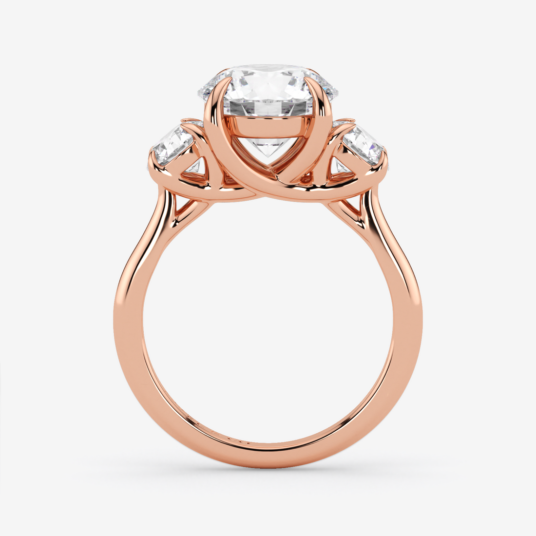 Classic Engagement Ring - Three-Stone Style