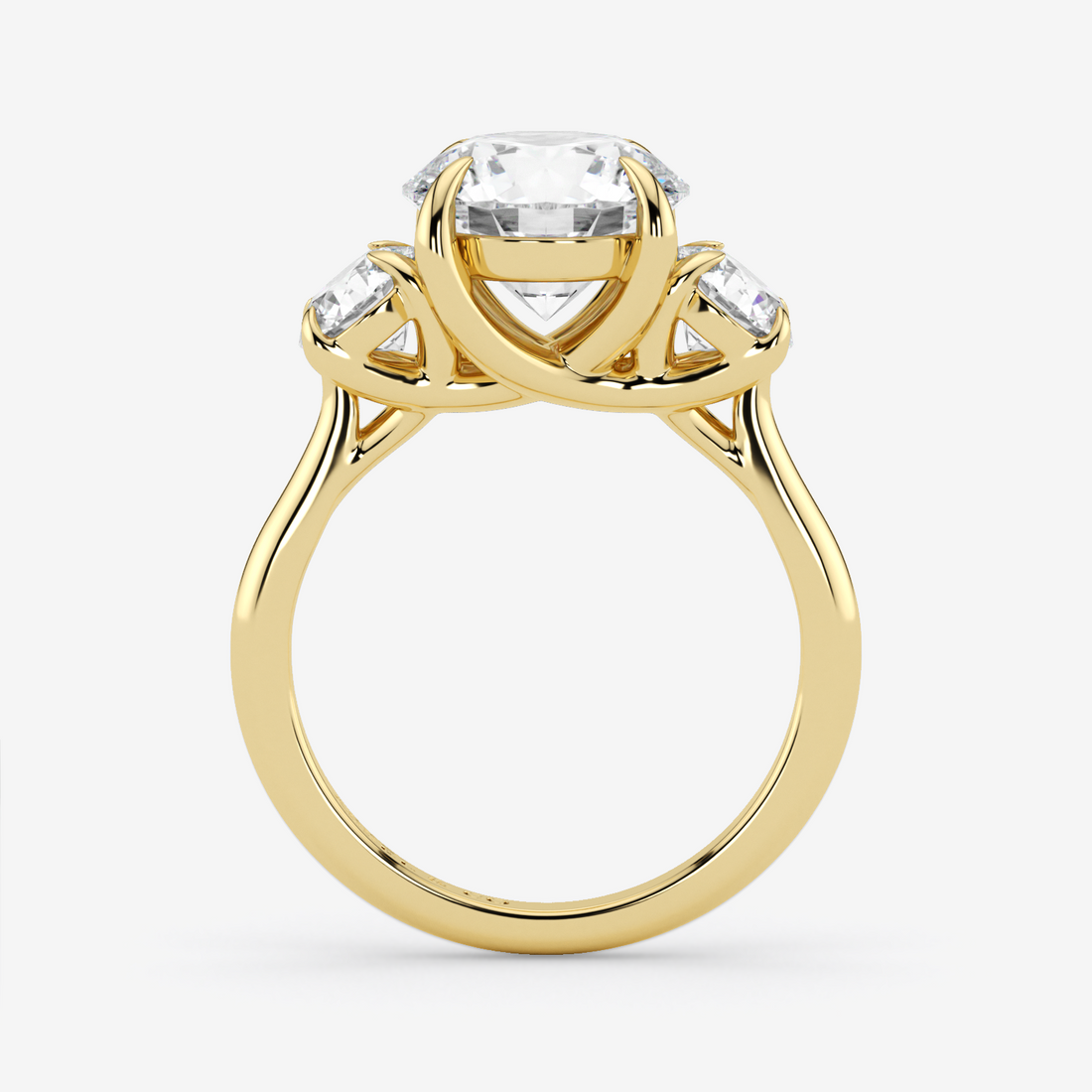 Classic Engagement Ring - Three-Stone Style