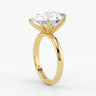 Pear Cut Lab Grown Diamond Engagement Ring in 18K Yellow Gold - Solitaire Style