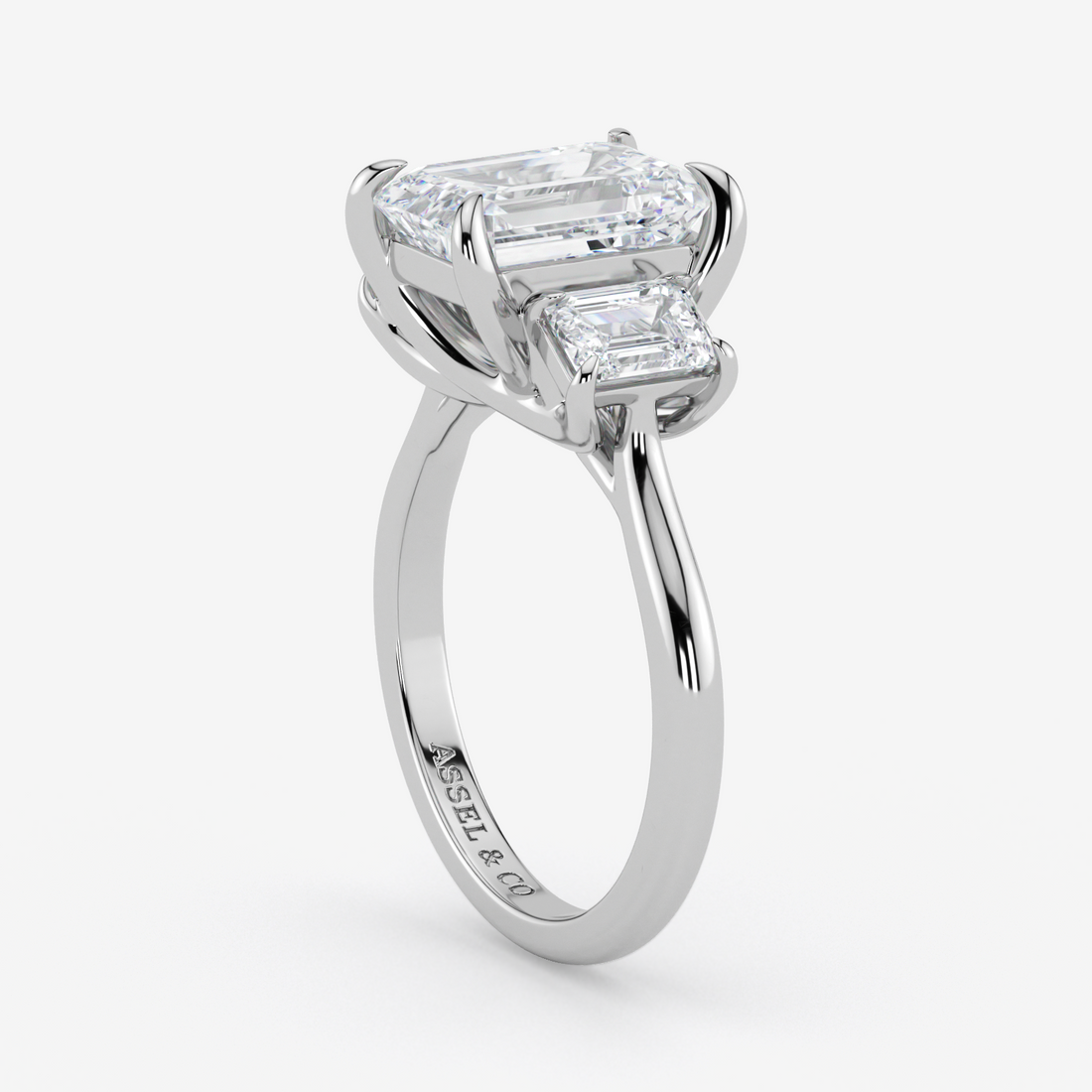 Classic Engagement Ring - Three-Stone Style