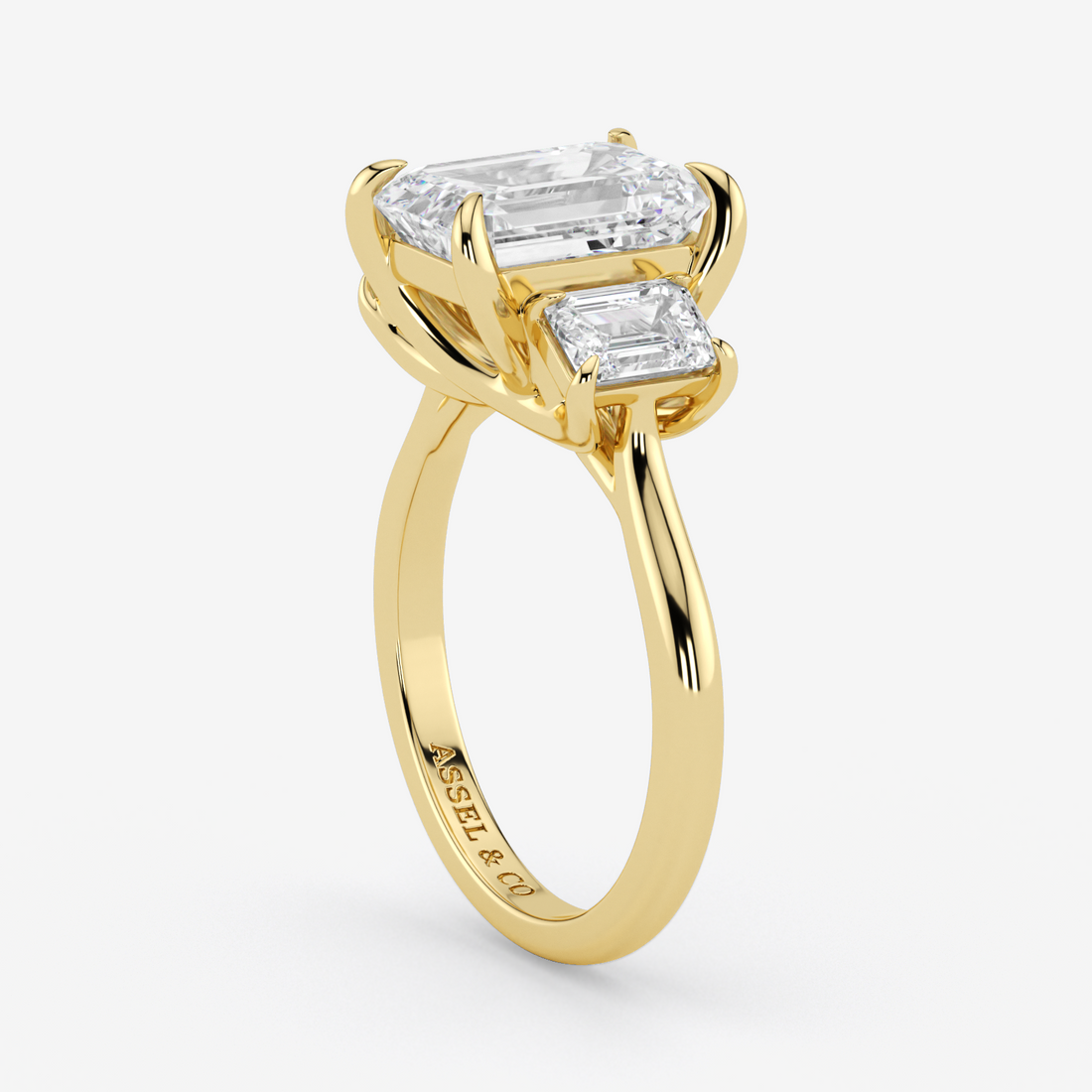 Classic Engagement Ring - Three-Stone Style