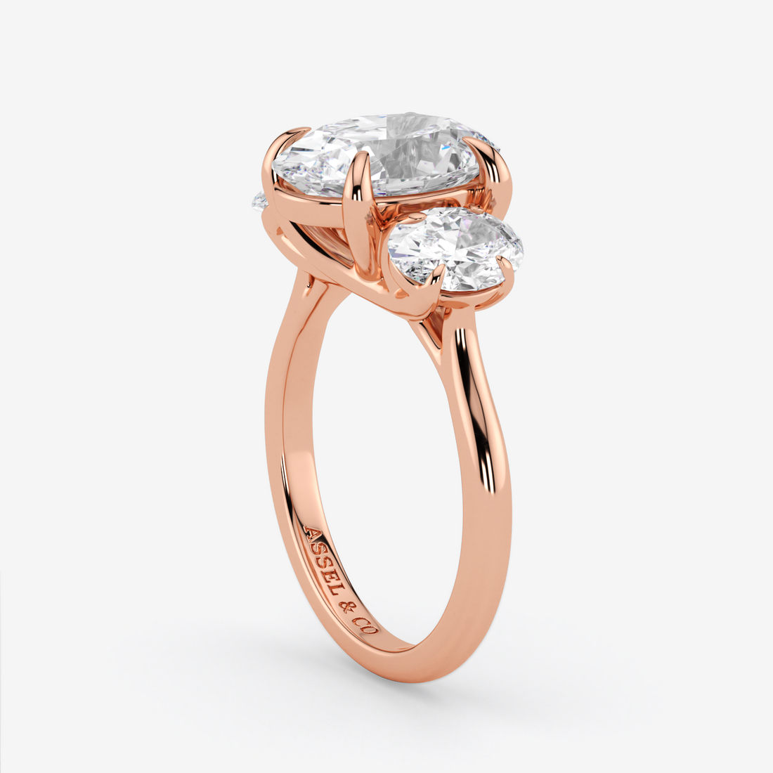 Classic Engagement Ring - Three-Stone Style