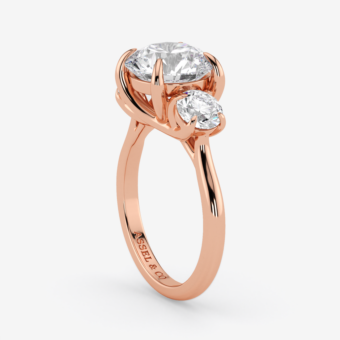 Classic Engagement Ring - Three-Stone Style