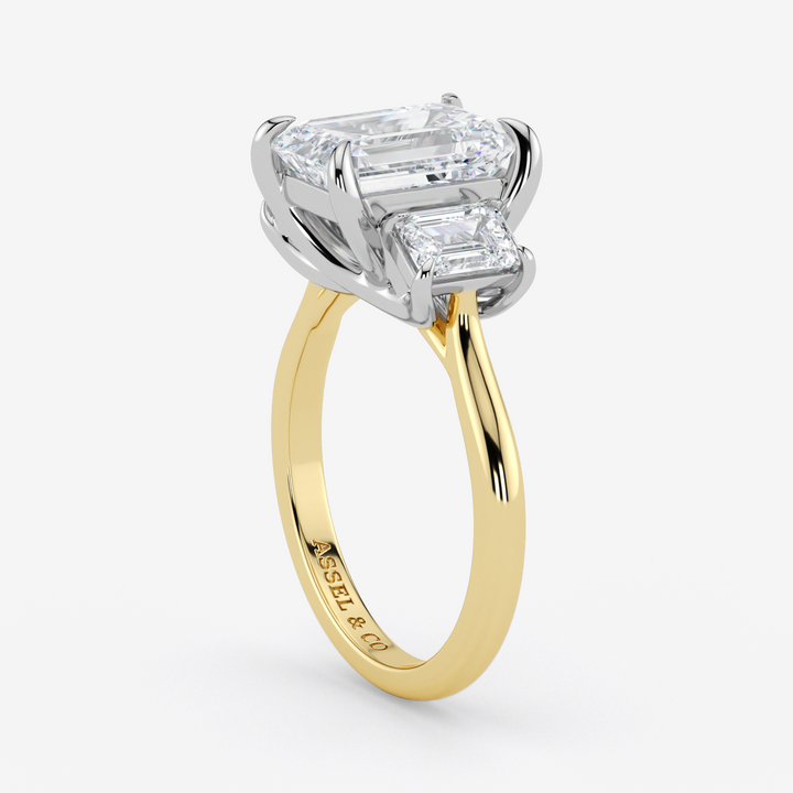 Classic Engagement Ring - Three-Stone Style