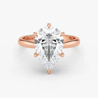 Assel-&-Co-pear-cut-lab-grown-diamond-ring-in-18K-rose-gold