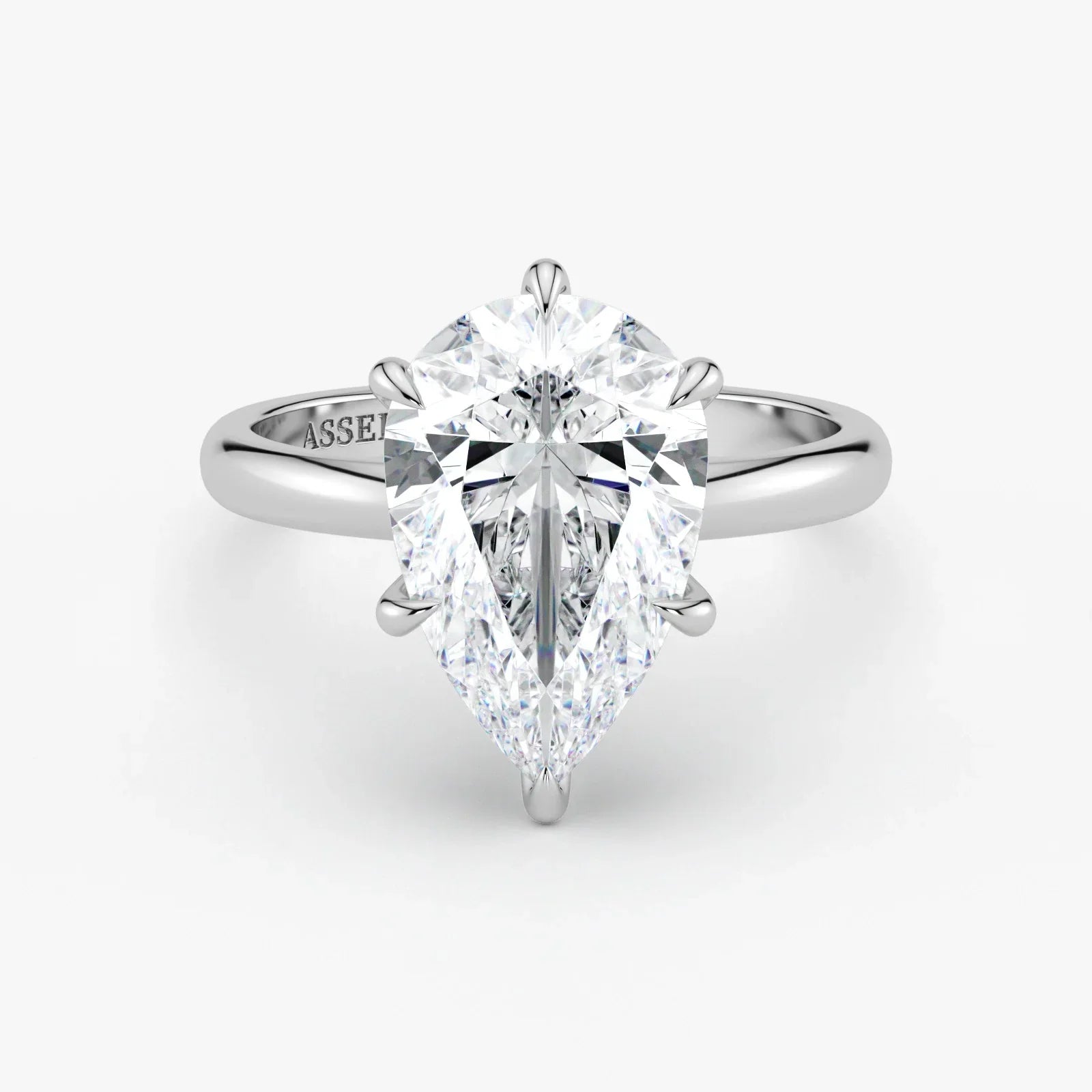 Assel-&-Co-pear-shaped-lab-diamond-solitaire-in-white-gold