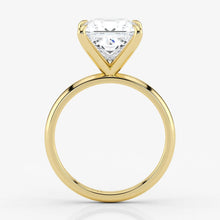 Princess Cut Lab Grown Diamond Engagement Ring in 18K Yellow Gold - Solitaire Style
