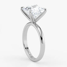 Princess Cut Lab Grown Diamond Engagement Ring in Platinum - Solitaire Style