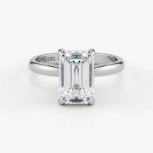 Emerald-cut-lab-grown-diamond-engagement-ring-in-18K-white-gold-by-Assel-&-Co