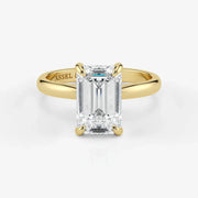Emerald-cut-lab-grown-diamond-engagement-ring-in-18K-yellow-gold-by-Assel-&-Co