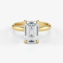 Emerald-cut-lab-grown-diamond-engagement-ring-in-18K-yellow-gold-by-Assel-&-Co