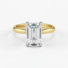 Emerald-cut-lab-grown-diamond-engagement-ring-in-yellow-and-white-18K-gold-by-Assel-&-Co