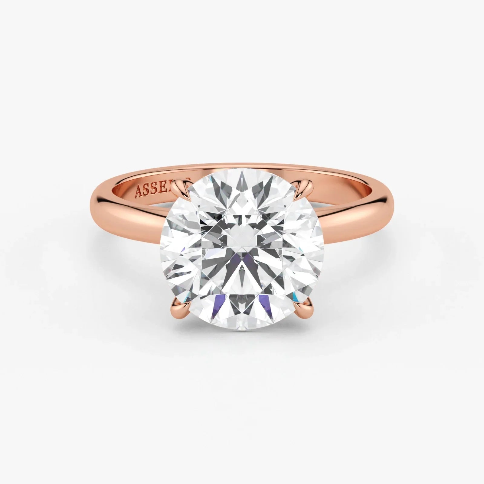 Round-Cut-Lab-Grown-Diamond-Engagement-Ring-in-18K-Rose-Gold-|-Assel-&-Co