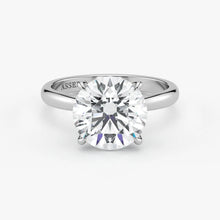 Round Cut Lab-Grown Diamond Engagement Ring in Platinum | Assel & Co