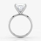Princess Cut Lab Grown Diamond Engagement Ring in Platinum - Solitaire Style