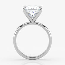 Princess Cut Lab Grown Diamond Engagement Ring in Platinum - Solitaire Style