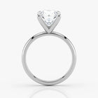 Elegant side profile of radiant cut diamond ring – Assel & Co