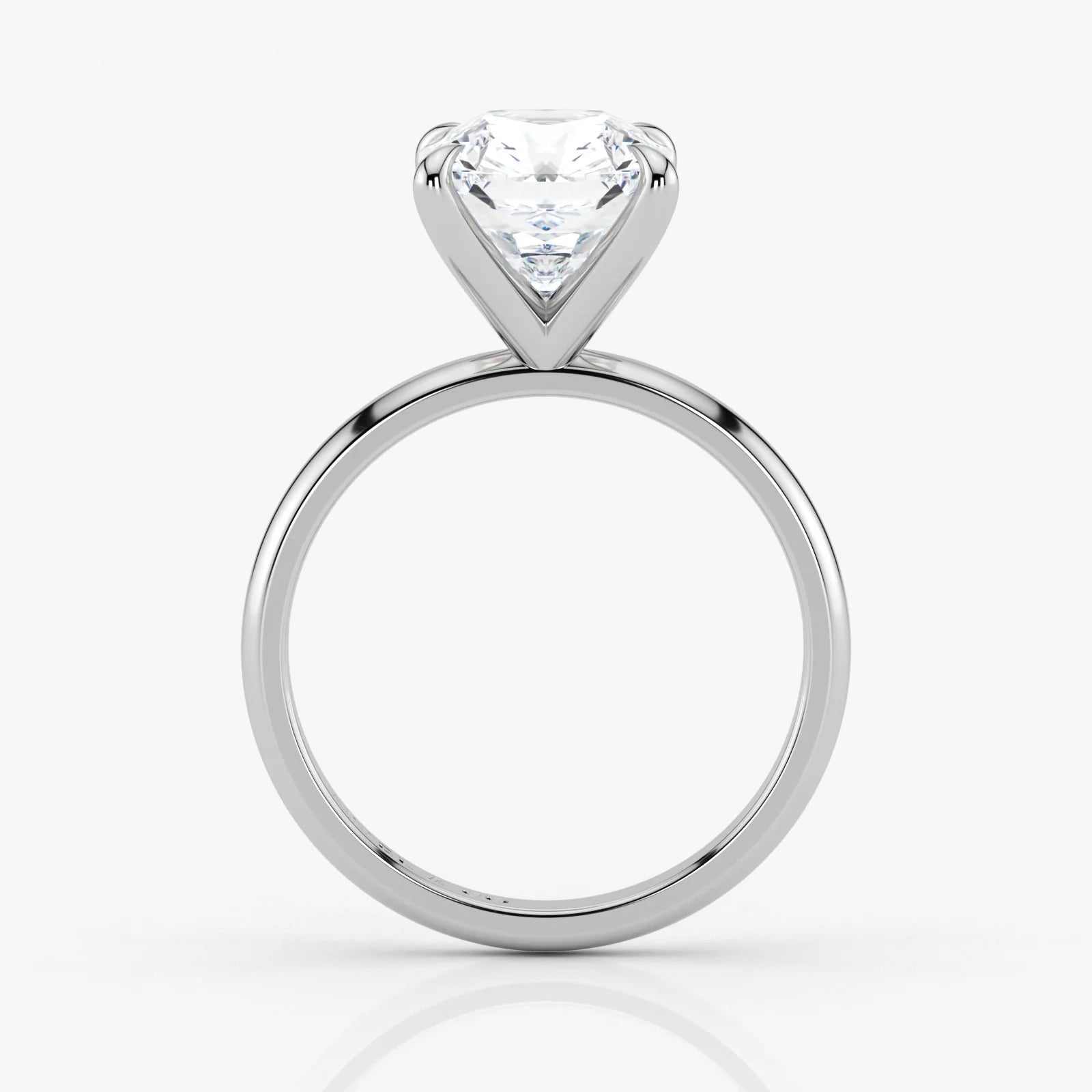 Elegant side profile of radiant cut diamond ring – Assel & Co