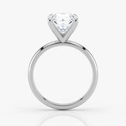 Elegant side profile of radiant cut diamond ring – Assel & Co