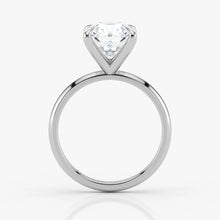 Elegant side profile of radiant cut diamond ring – Assel & Co
